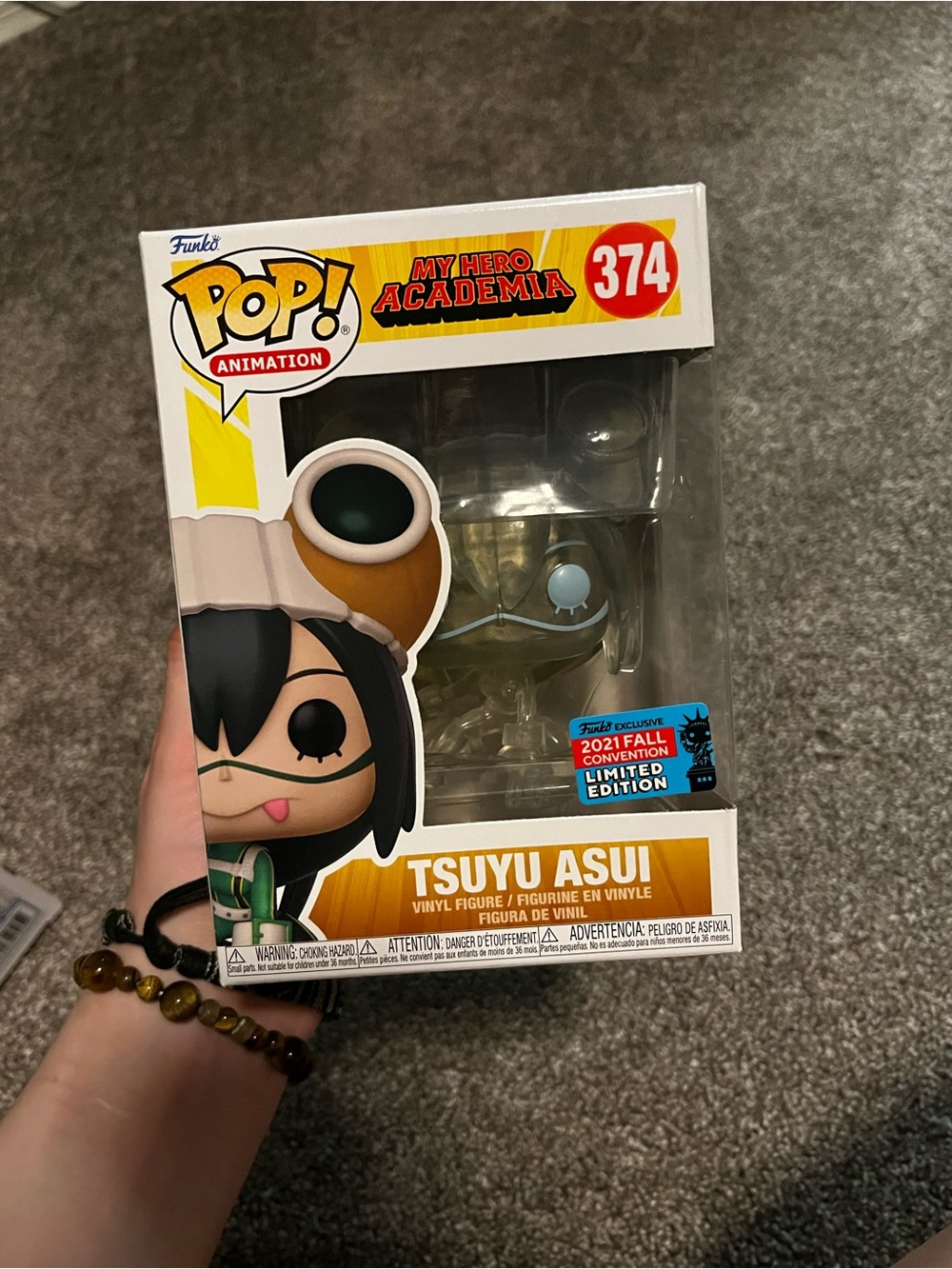 Funko Tsuyu Asui Green and Black Pop! Vinyl Figure (Limited Edition)